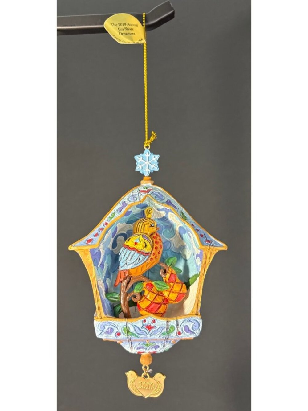 Jim Shore 2010 Annual Partridge In A Pear Tree Christmas Ornament Danbury Mint